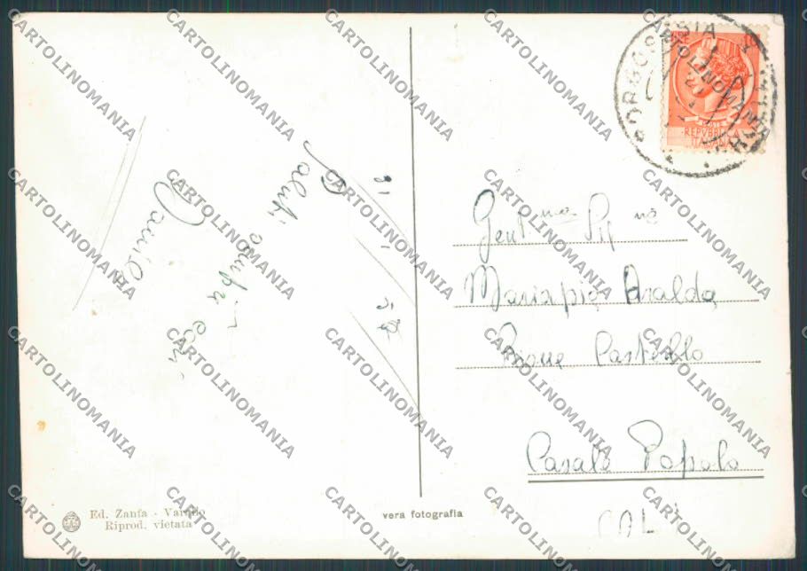 Vercelli Alagna Sesia Panorama foto FG cartolina BB3100 – retro