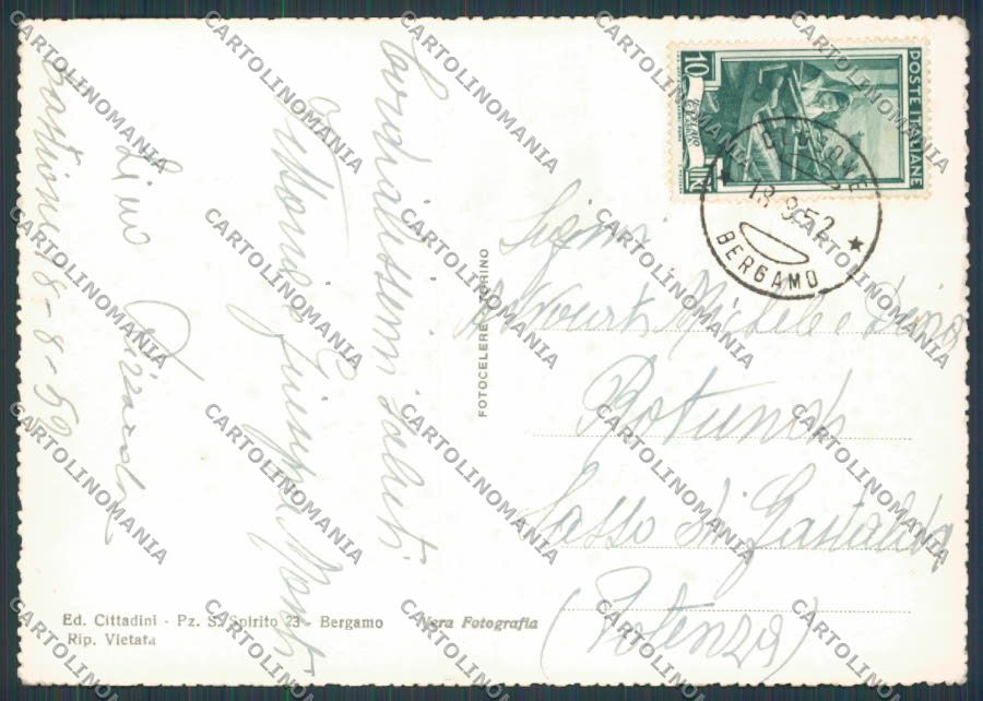 Bergamo Clusone Panorama foto FG cartolina BB3114 – retro
