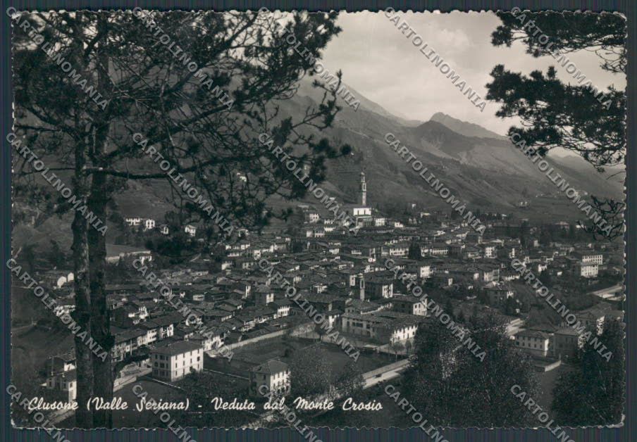 Bergamo Clusone Panorama foto FG cartolina BB3115 – fronte