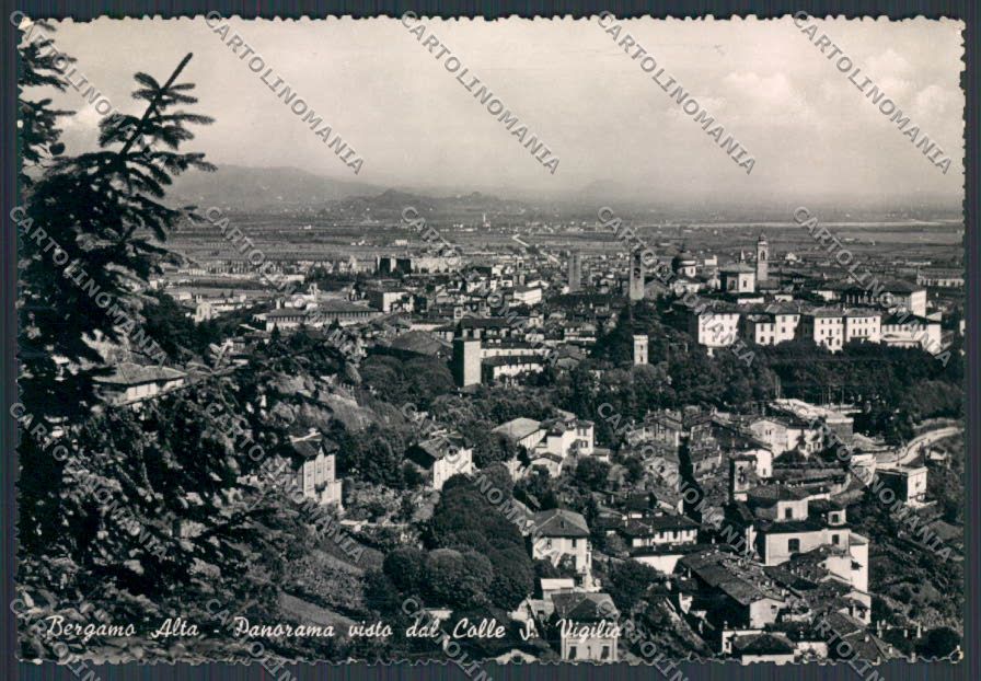 Bergamo Città Panorama foto FG cartolina BB3121 – fronte