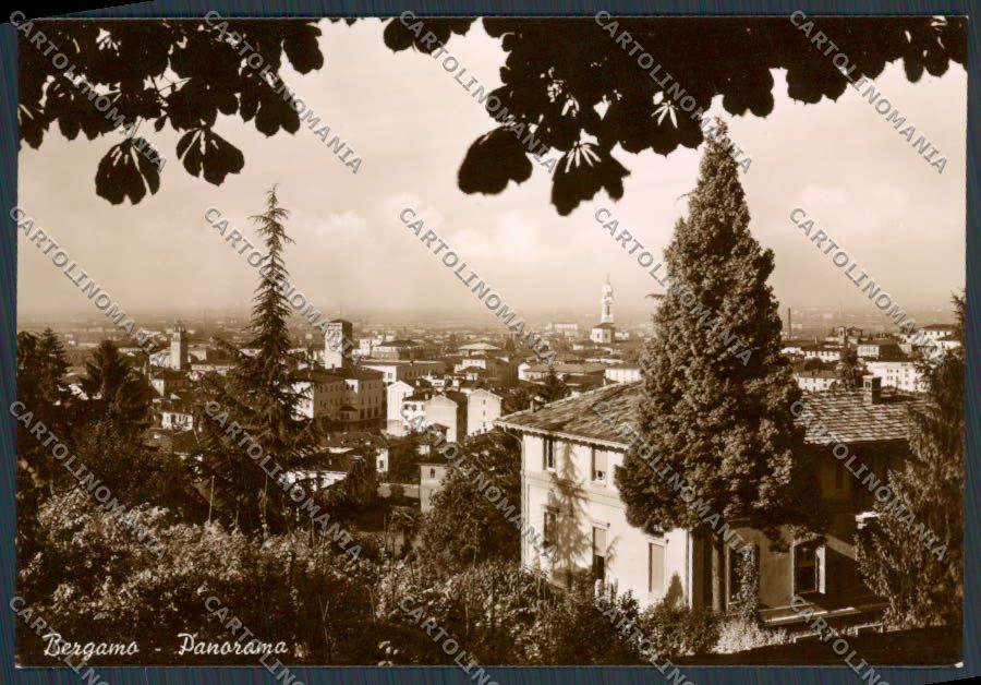 Bergamo Città Panorama foto FG cartolina BB3123 – fronte