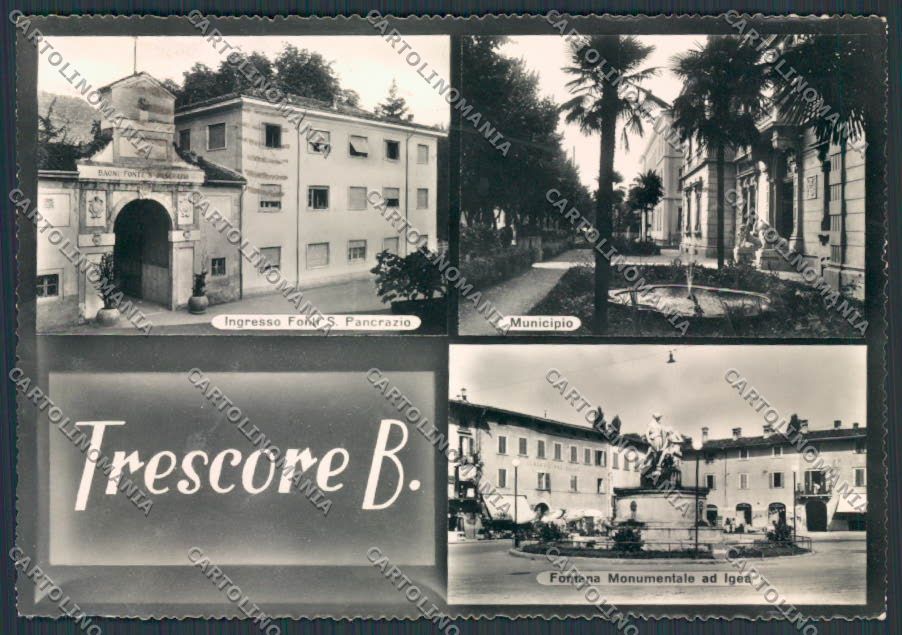 Bergamo Trescore Terme foto FG cartolina BB3137 – fronte