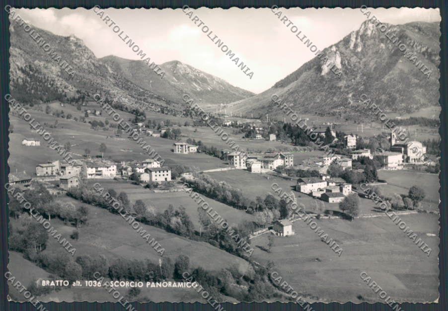 Bergamo Bratto Panorama foto FG cartolina BB3148 – fronte