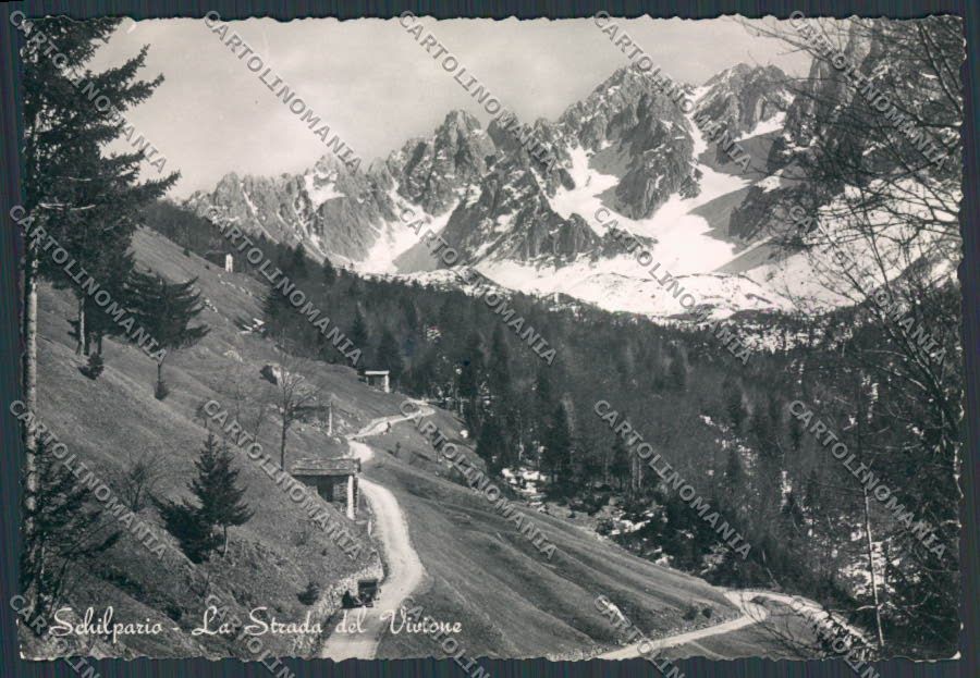 Bergamo Schilpario Strada del Vivione foto FG cartolina BB3151 – fronte