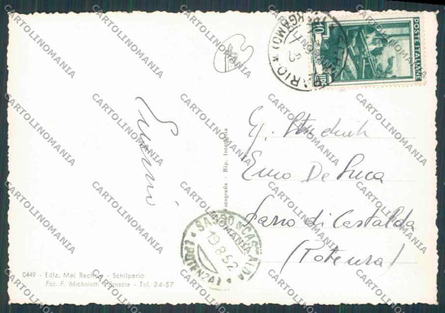 Bergamo Schilpario Panorama foto FG cartolina BB3155 – retro