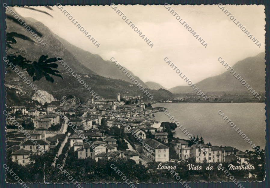 Bergamo Lago d'Iseo Lovere STRAPPO foto FG cartolina BB3172 – fronte