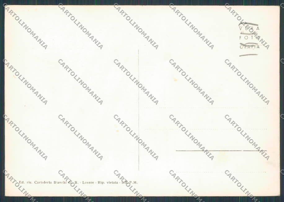Bergamo Lago d'Iseo Lovere Panorama foto FG cartolina BB3177 – retro