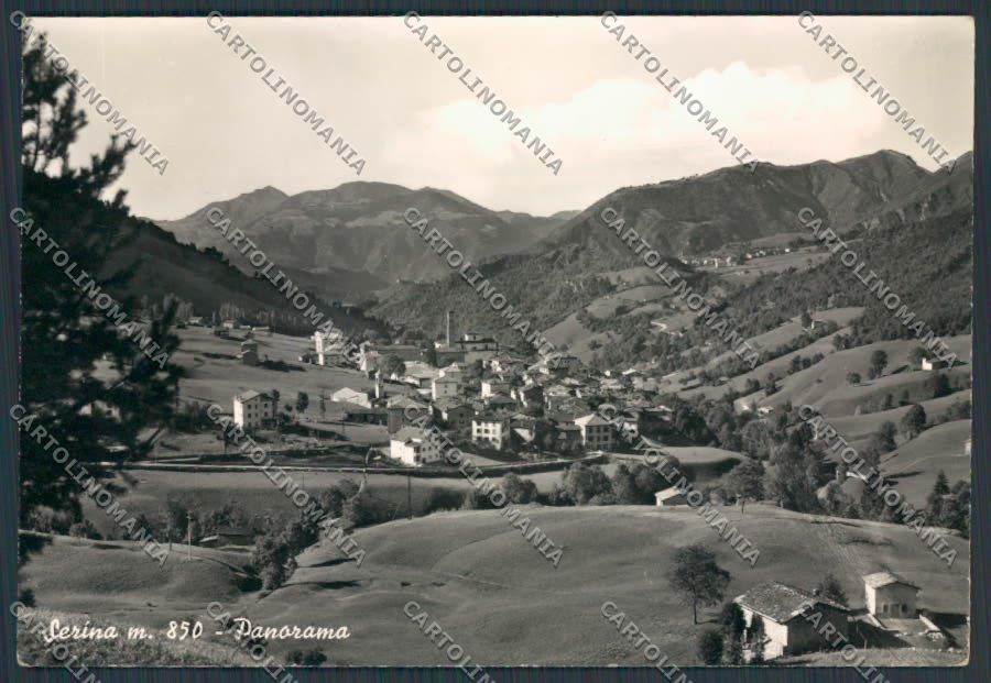 Bergamo Serina Panorama foto FG cartolina BB3185 – fronte