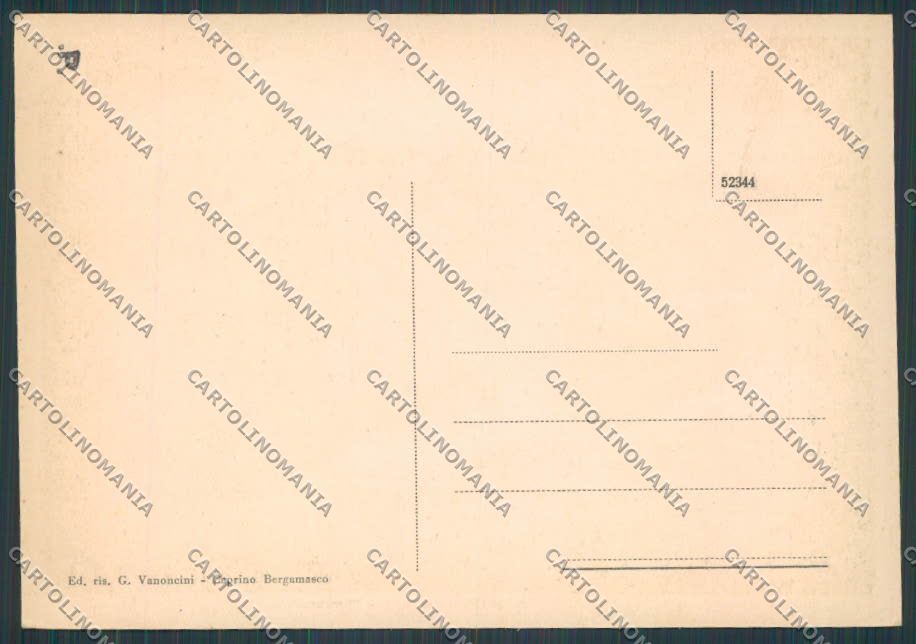 Bergamo Mezzoldo San Marco Panorama FG cartolina BB3206 – retro