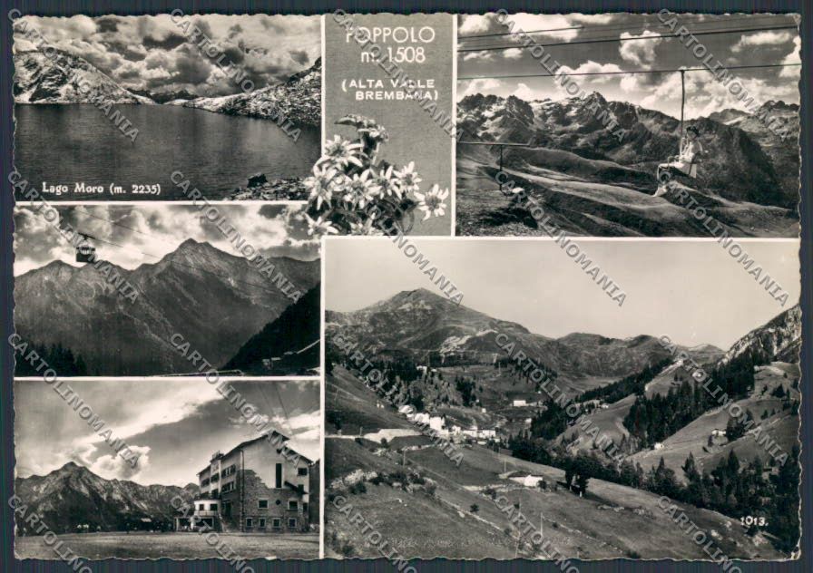 Bergamo Foppolo Lago Moro foto FG cartolina BB3212 – fronte