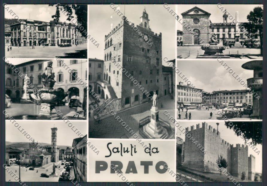 Prato Città saluti da STRAPPO foto FG cartolina BB3220 – fronte