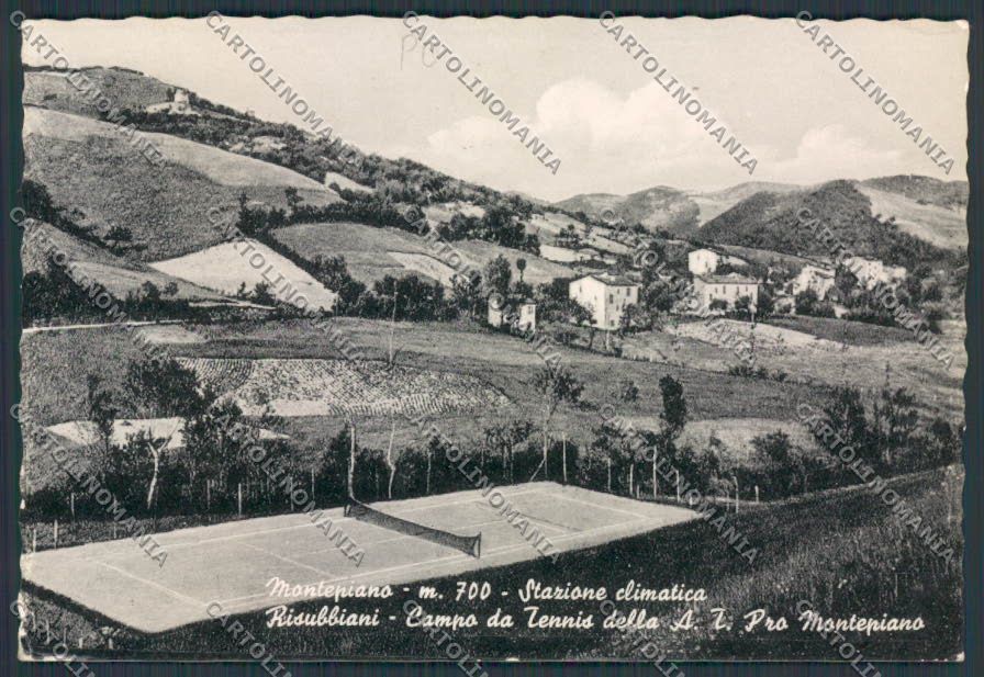 Prato Montepiano Tennis foto FG cartolina BB3246 – fronte