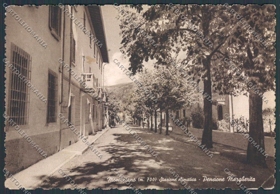 Prato Montepiano Pensione Margherita PIEGHINA FG cartolina BB3255 – fronte