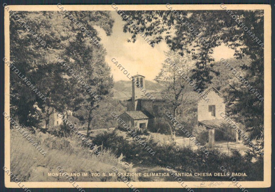 Prato Montepiano Chiesa della Badia FG cartolina BB3259 – fronte