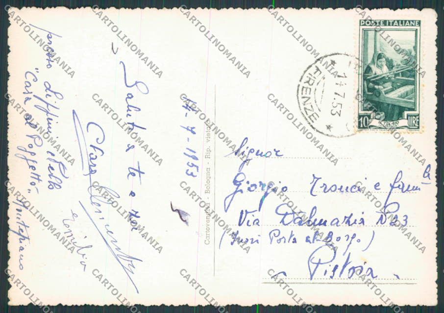 Prato Montepiano Panorama FG cartolina BB3260 – retro