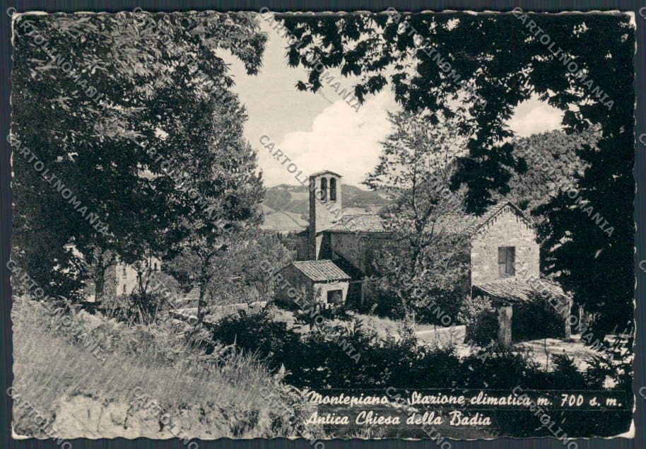 Prato Montepiano Chiesa della Badia FG cartolina BB3261 – fronte
