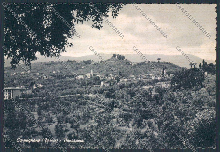 Prato Carmignano Panorama FG cartolina BB3266 – fronte