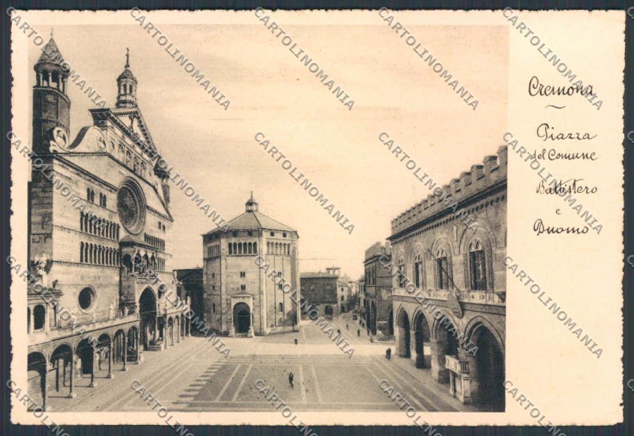 Cremona Città Duomo FG cartolina BB3297 – fronte