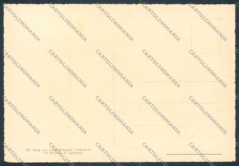 Cremona Città Duomo FG cartolina BB3297 – retro