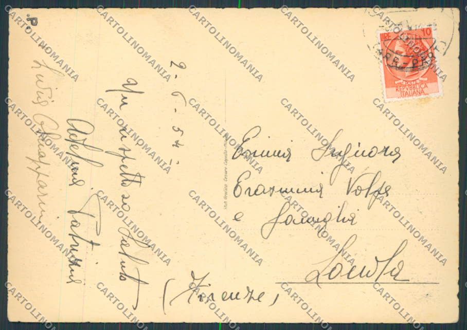 Cremona Città Galleria Fascismo FG cartolina BB3299 – retro