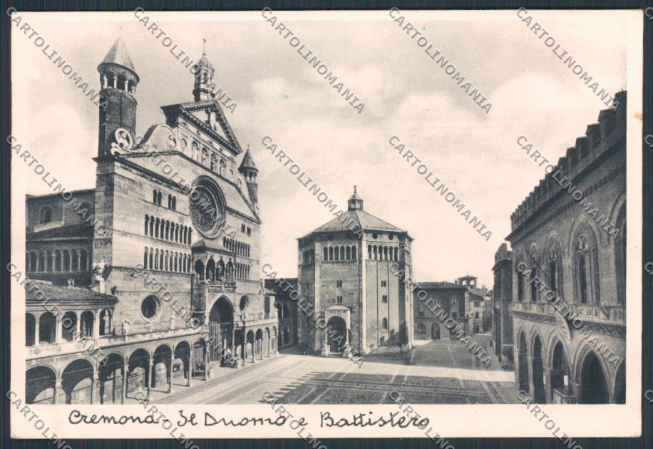 Cremona Città Duomo FG cartolina BB3303 – fronte