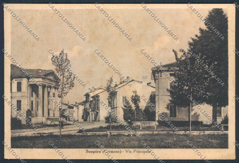 Cremona Sospiro Via Principale FG cartolina BB3345 – fronte