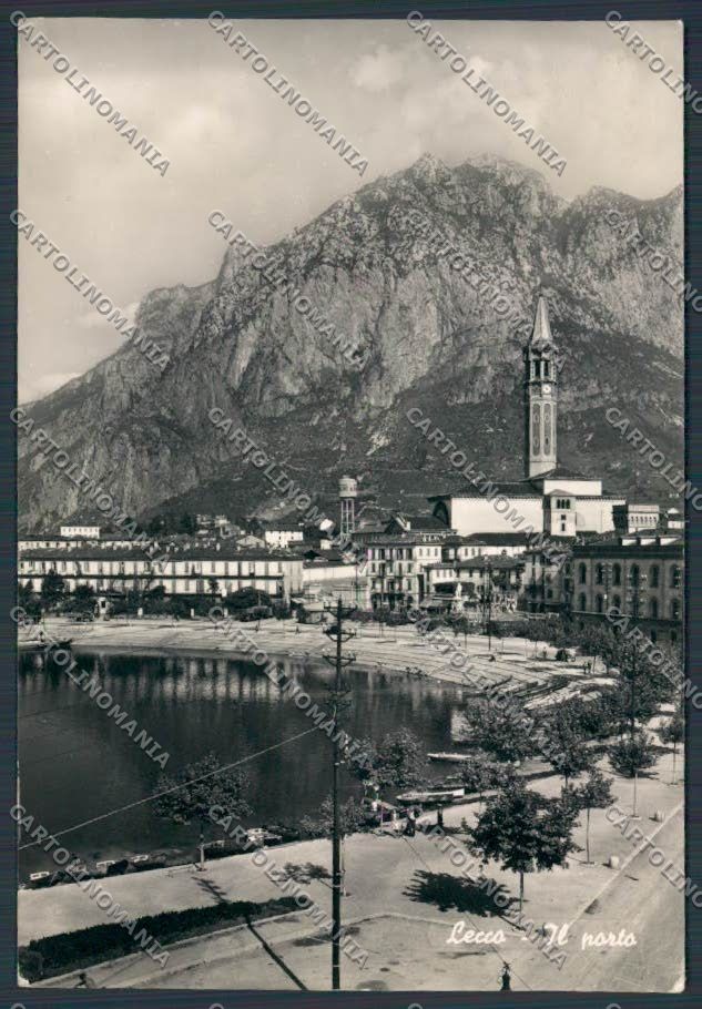 Lecco Città il Porto foto FG cartolina BB3351 – fronte