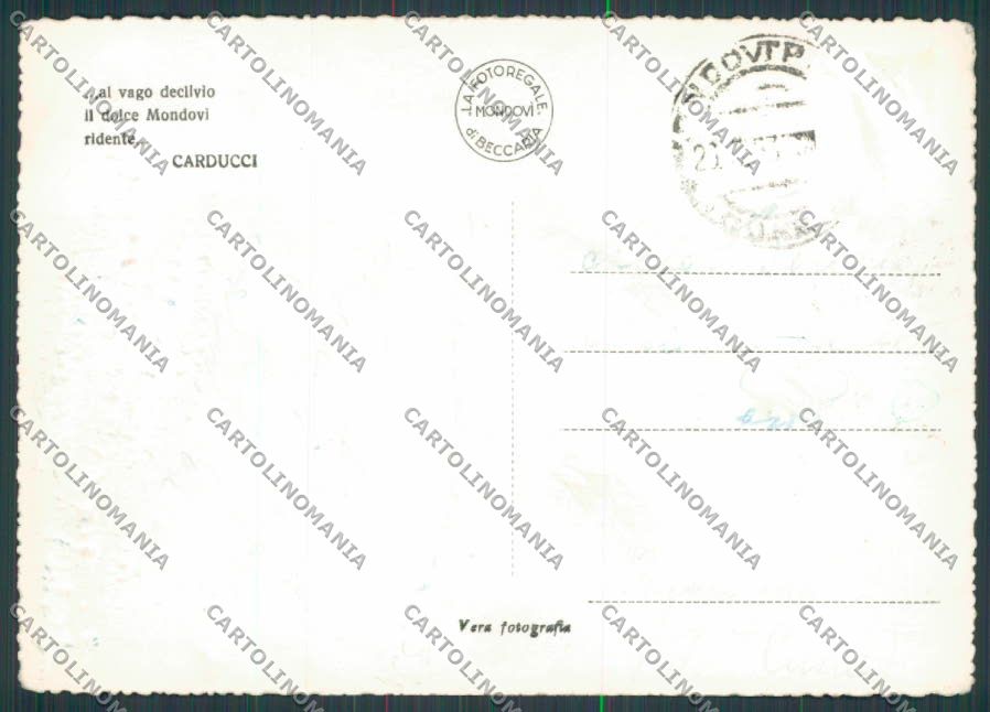 Cuneo Mondovì saluti da Vedutine foto FG cartolina BB3369 – retro