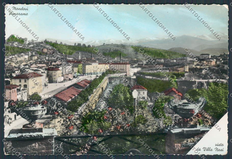 Cuneo Mondovì Panorama foto FG cartolina BB3373 – fronte