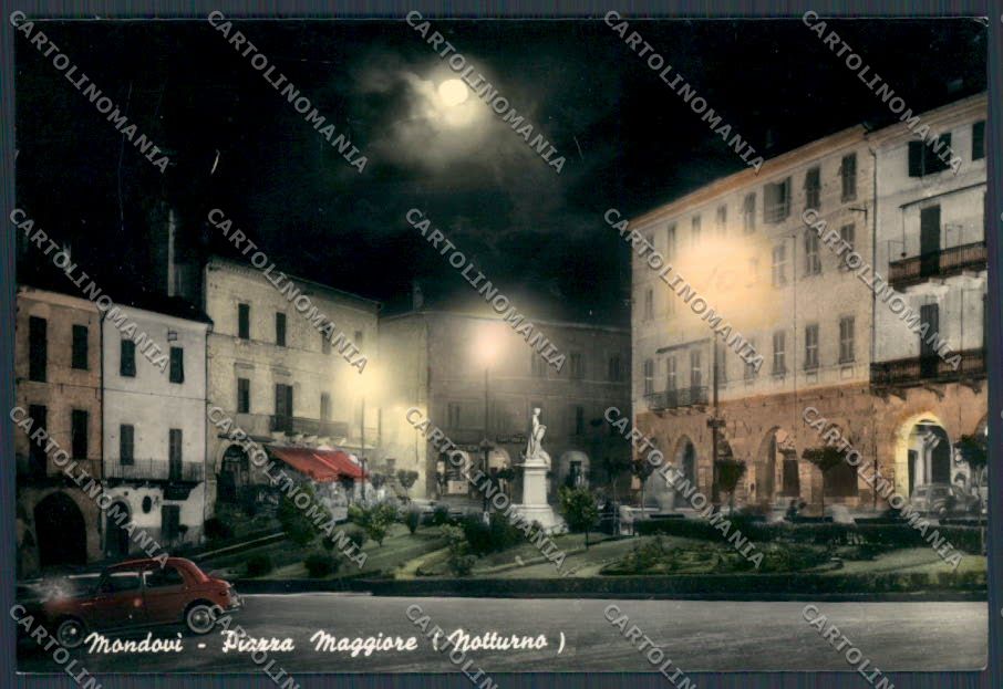 Cuneo Mondovì Piazza Maggiore foto FG cartolina BB3377 – fronte