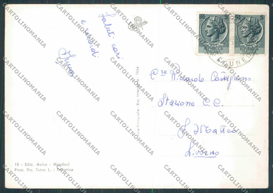 Cuneo Mondovì Carassone foto FG cartolina BB3378 – retro
