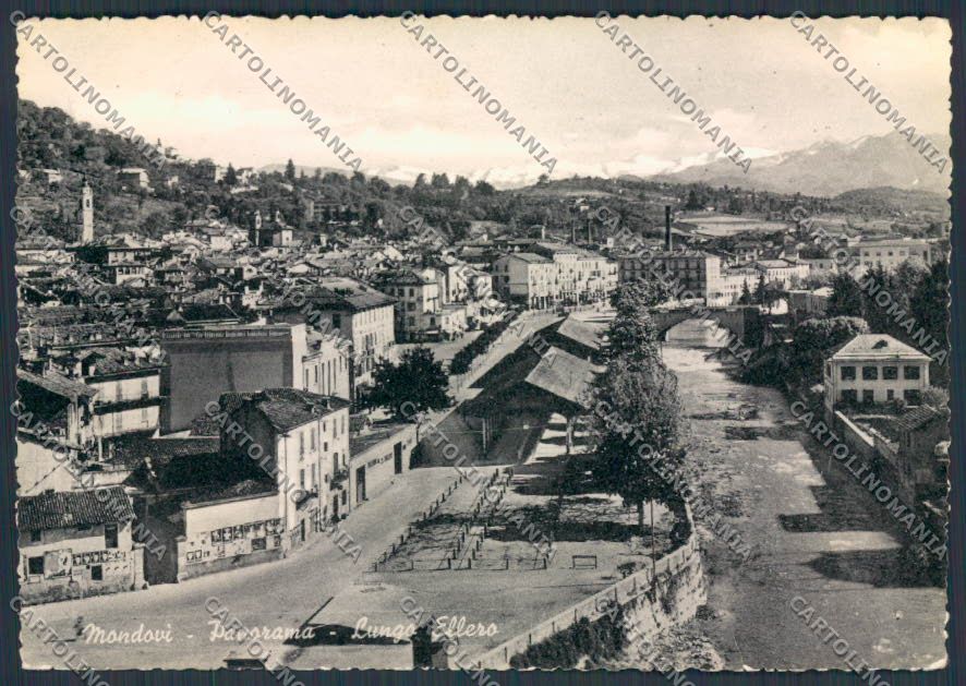 Cuneo Mondovì Panorama Ellero foto FG cartolina BB3384 – fronte