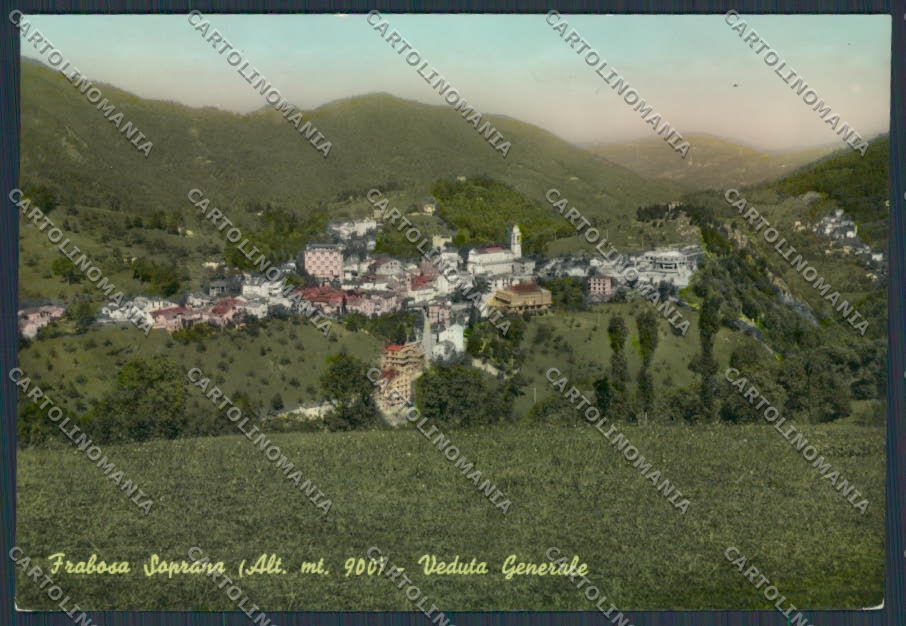 Cuneo Frabosa Soprana Panorama foto FG cartolina BB3389 – fronte