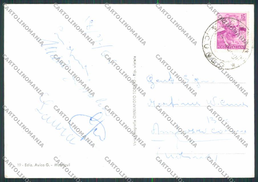 Cuneo Frabosa Soprana Grotte di Bossea foto FG cartolina BB3393 – retro