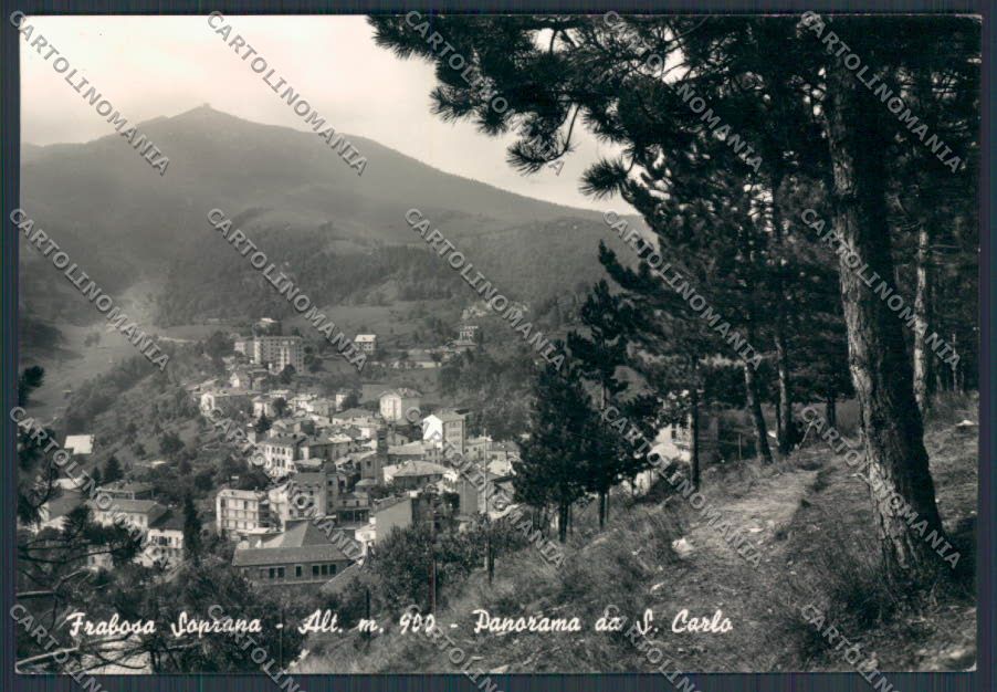 Cuneo Frabosa Soprana Panorama da San Carlo foto FG cartolina BB3398 – fronte