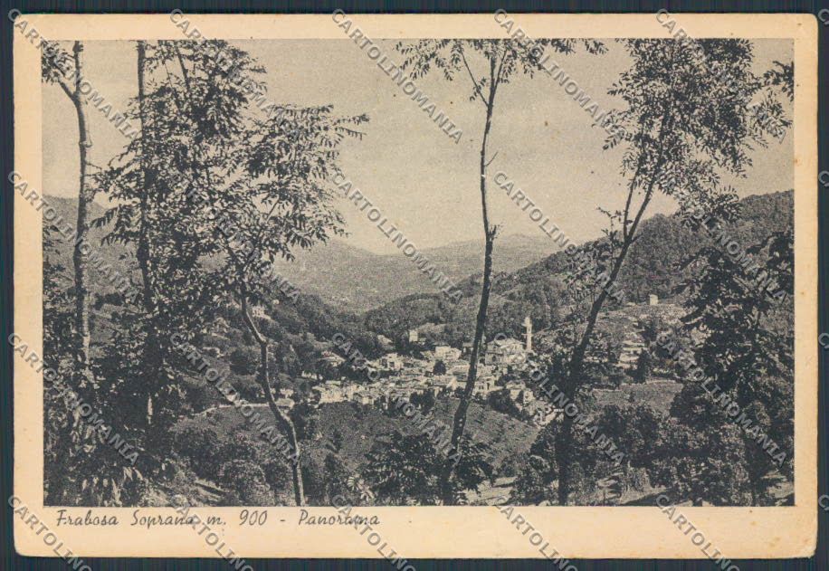 Cuneo Frabosa Soprana Panorama FG cartolina BB3403 – fronte