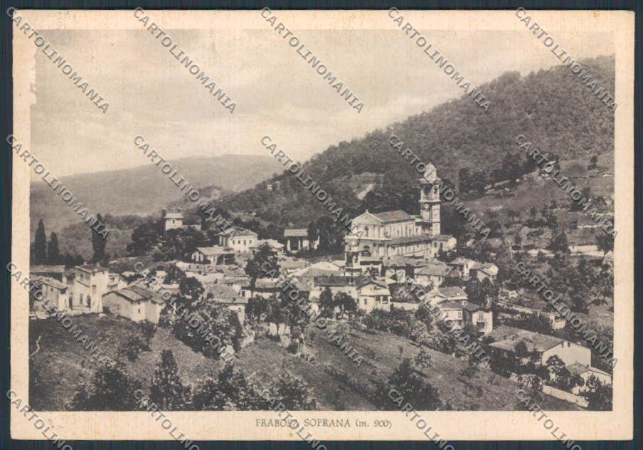 Cuneo Frabosa Soprana Panorama ABRASA FG cartolina BB3405 – fronte
