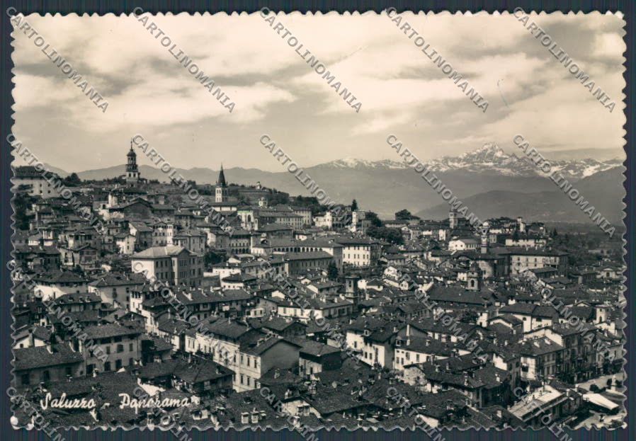 Cuneo Saluzzo Panorama foto FG cartolina BB3408 – fronte