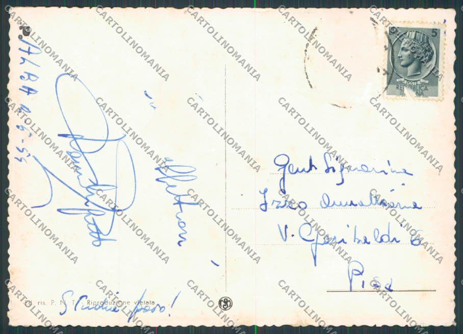 Cuneo Alba Istituto Agrario ABRASA foto FG cartolina BB3415 – retro