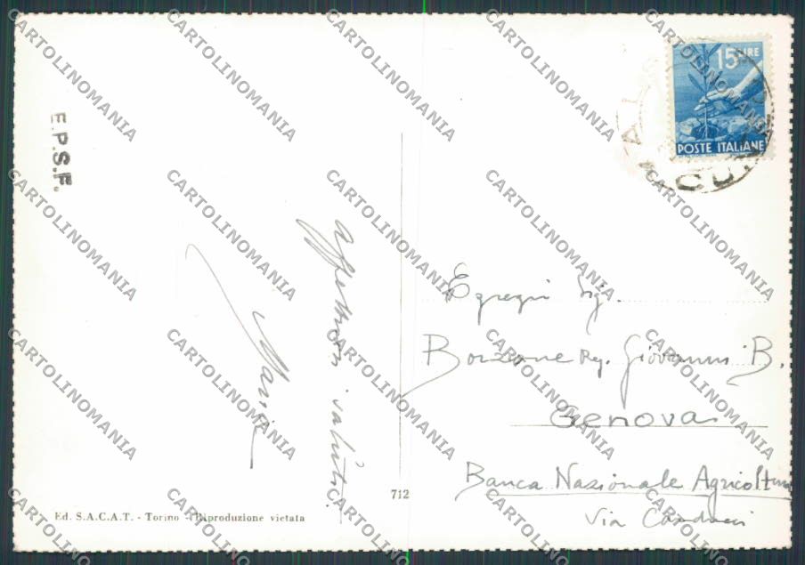 Cuneo Alba Panorama foto FG cartolina BB3417 – retro