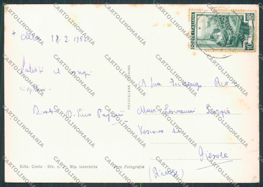 Cuneo Alba Panorama foto FG cartolina BB3418 – retro