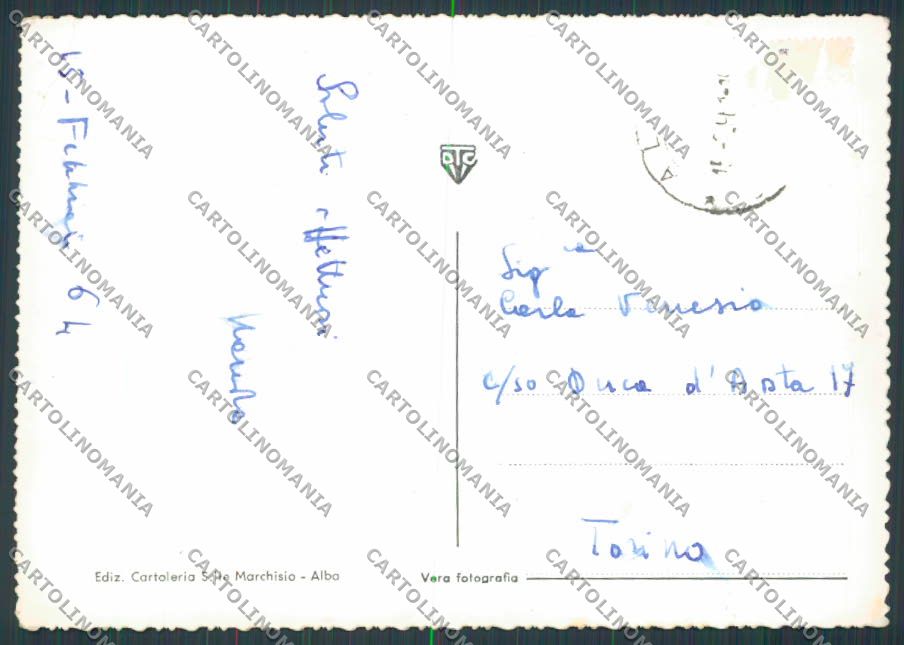 Cuneo Alba Duomo foto FG cartolina BB3419 – retro