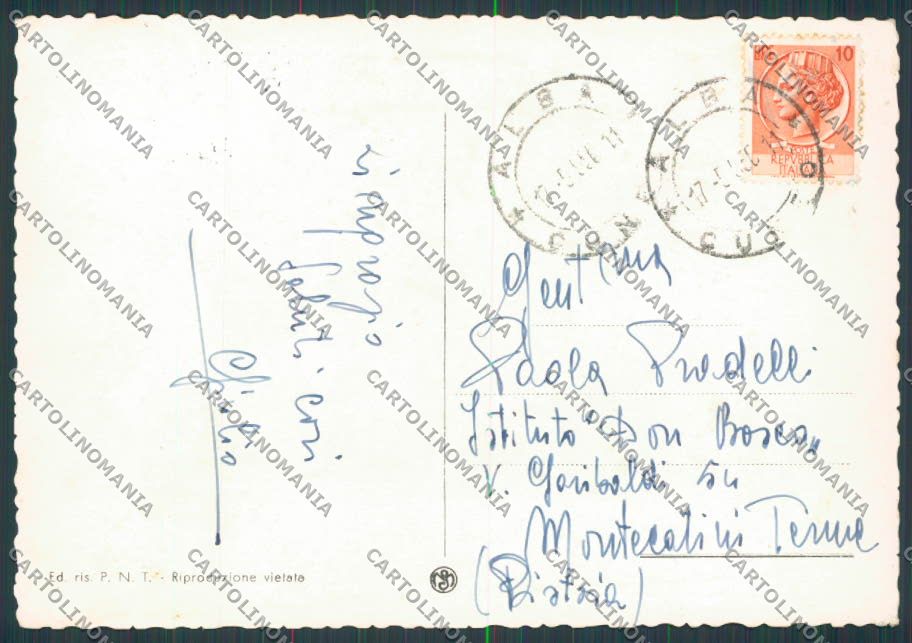 Cuneo Alba Istituto Agrario foto FG cartolina BB3420 – retro