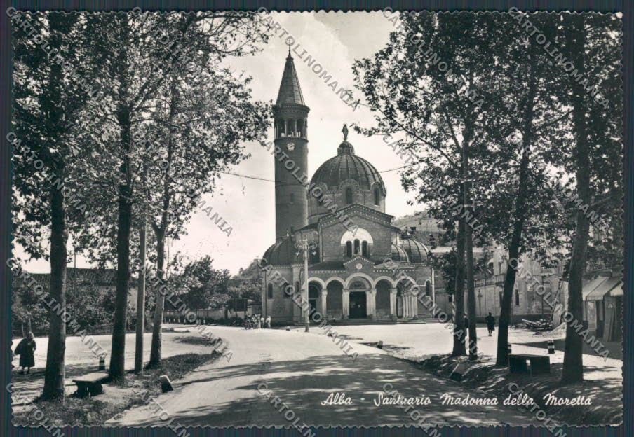 Cuneo Alba Santuario Madonna della Moretta foto FG cartolina BB3421 – fronte