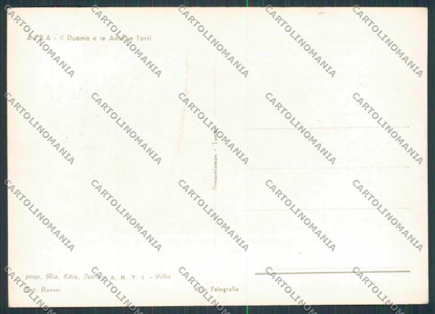 Cuneo Alba Duomo foto FG cartolina BB3422 – retro