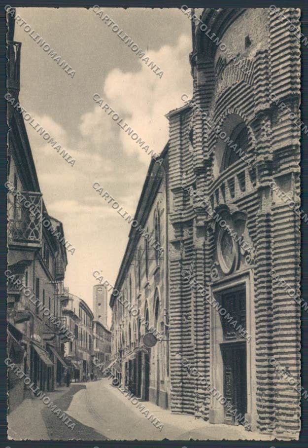 Cuneo Alba Via Vittorio Emanuele FG cartolina BB3427 – fronte