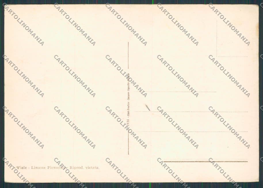 Cuneo Limone Piemonte Via Roma FG cartolina BB3437 – retro