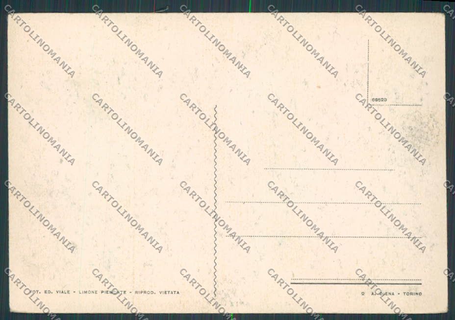 Cuneo Limone Piemonte Panorama FG cartolina BB3440 – retro