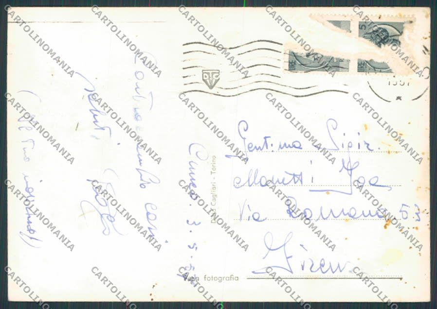 Cuneo Città saluti da foto FG cartolina BB3444 – retro
