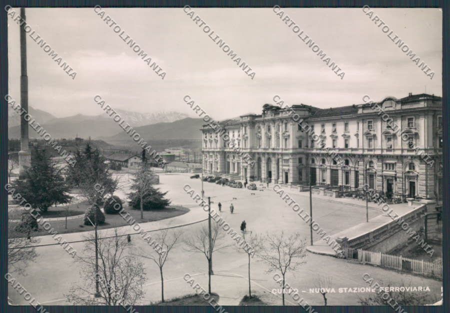Cuneo Città stazione foto FG cartolina BB3448 – fronte